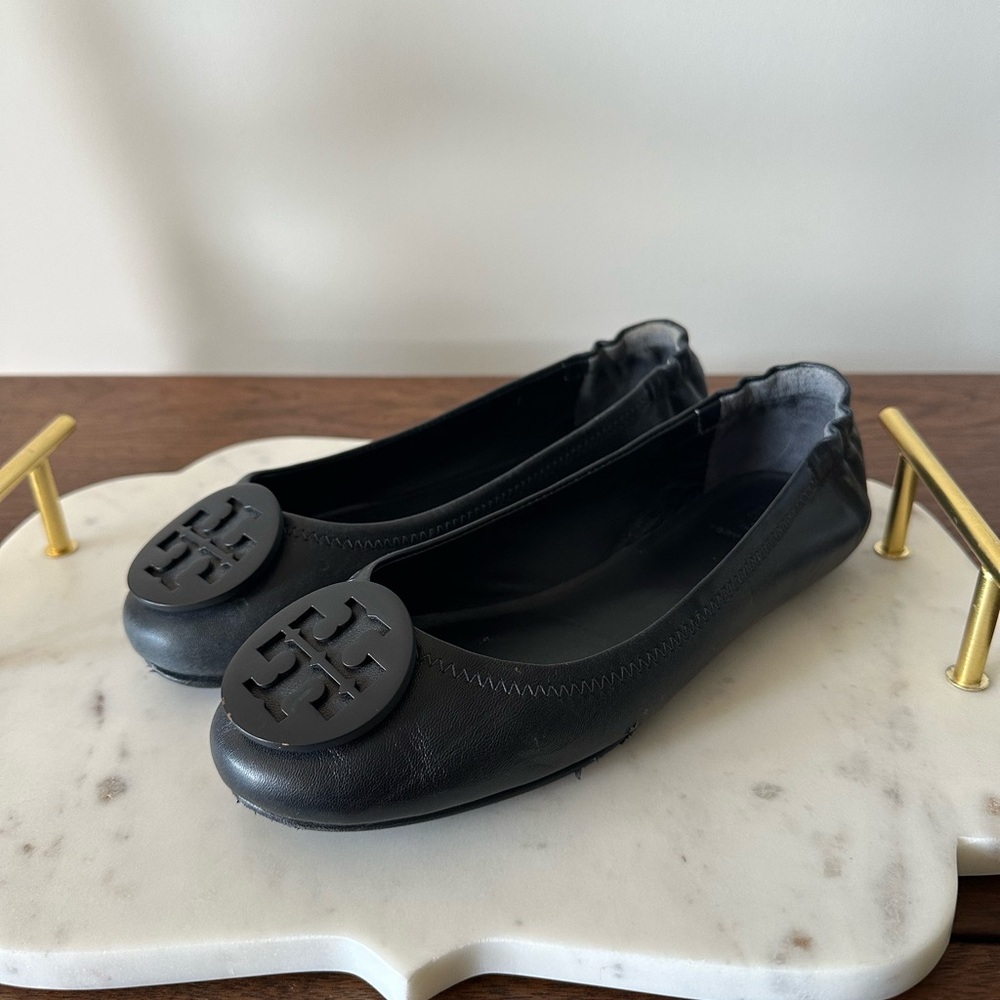 Tory Burch Ballet Navy Reva Flats